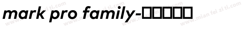 mark pro family字体转换